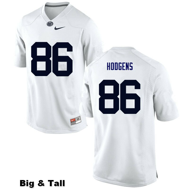 NCAA Nike Men's Penn State Nittany Lions Cody Hodgens #86 College Football Authentic Big & Tall White Stitched Jersey YWF3798FR